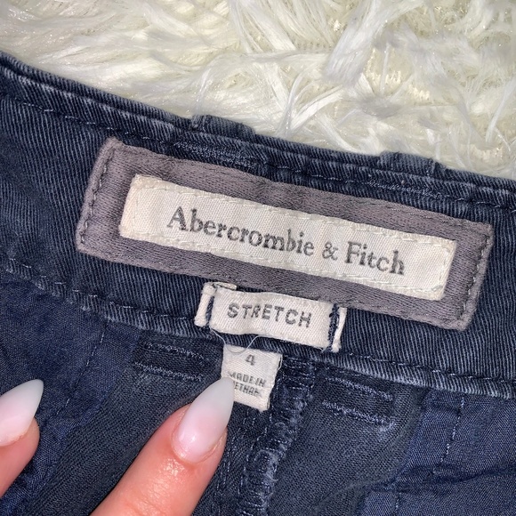 Abercrombie & Fitch Navy Blue Stretch Shorts Size - Picture 2 of 5